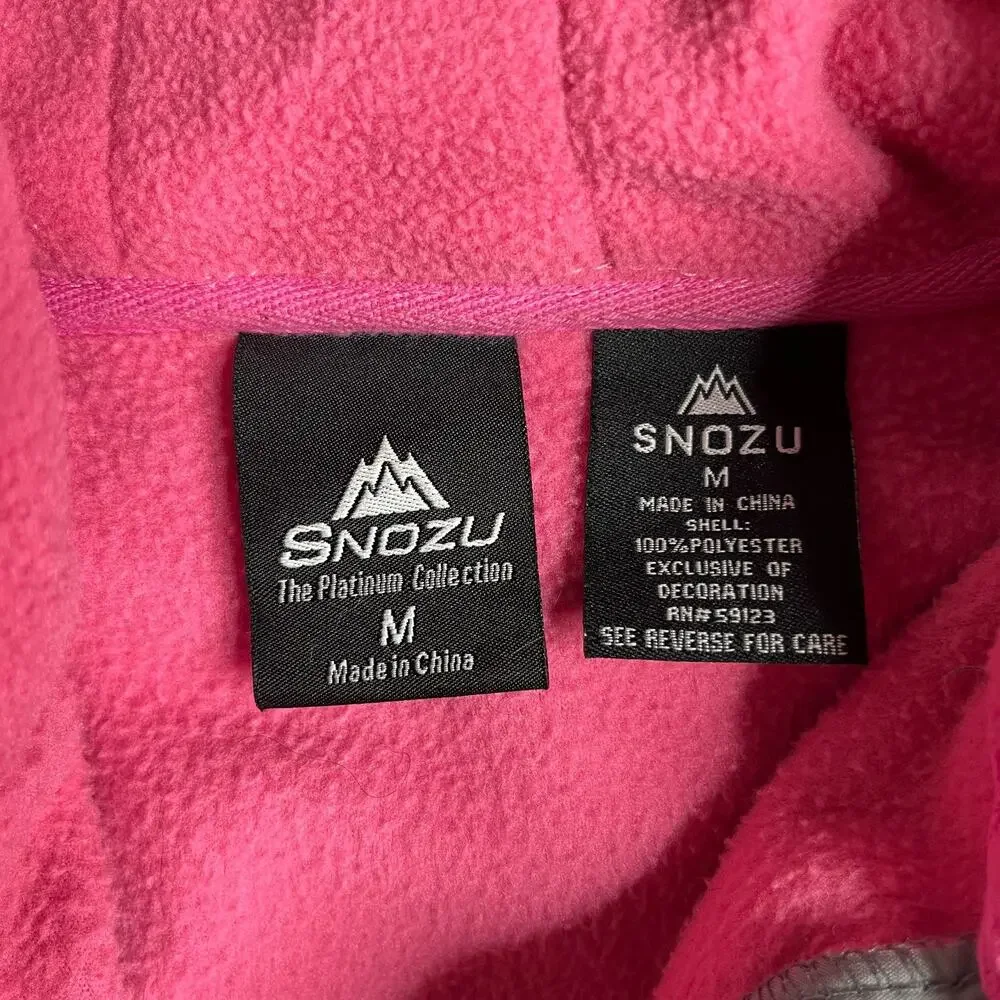 Snozu kids Fleece Jacket Performance Outerwear Size M Pink